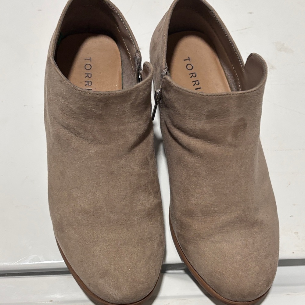 Torrid Women's Beige Suede Mules